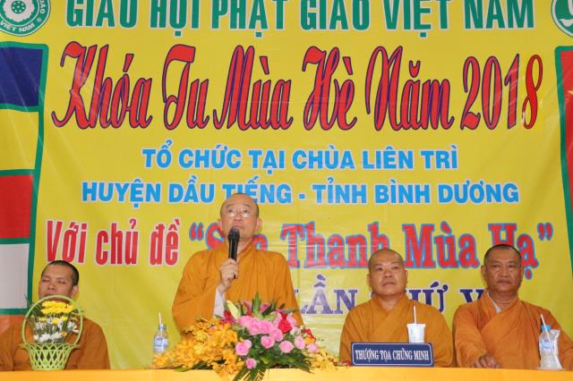 Dầu Tiếng: Khai Mạc Khóa Tu Sen Thanh Mùa Hạ lần VI