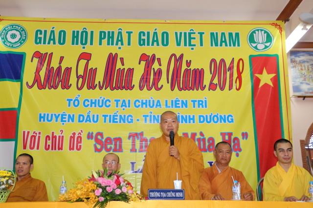 Dầu Tiếng: Khai Mạc Khóa Tu Sen Thanh Mùa Hạ lần VI