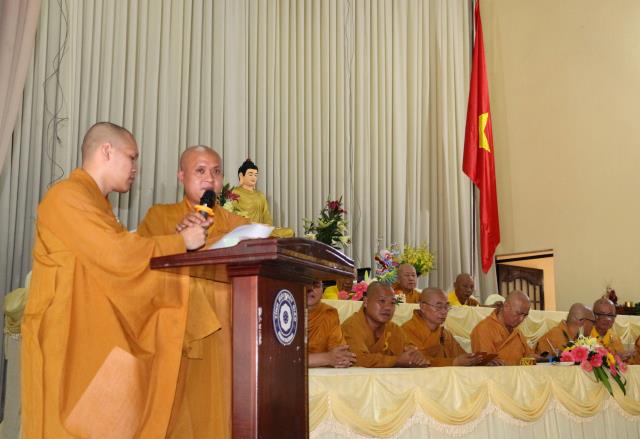 Bình Dương: Buổi thuyết giảng đầu tiên tại đạo tràng an cư kiết hạ.