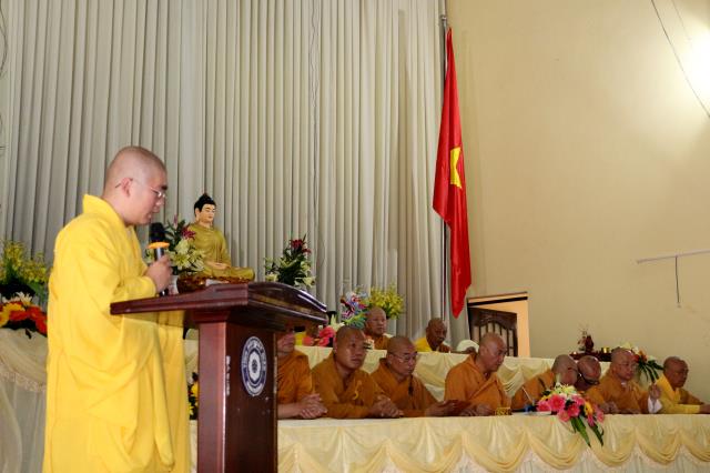 Bình Dương: Buổi thuyết giảng đầu tiên tại đạo tràng an cư kiết hạ.