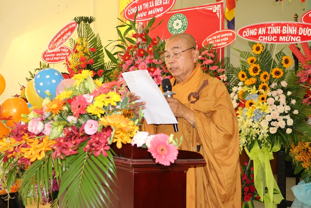 Bình Dương: Đại lễ Phật Đản của BTS GHPGVN thị xã Bến Cát