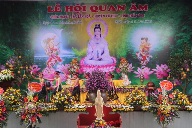 Thái Bình: Chùa Đại Bi khai mạc lễ hội Quan Âm