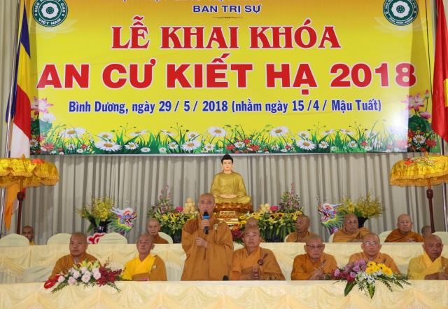 Phật giáo Bình Dương vào mùa an cư kiết hạ.