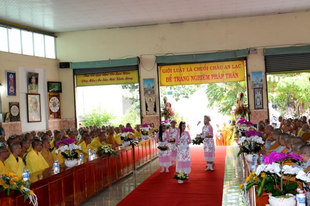 Lễ khai hạ cho Chư Ni tỉnh Bình Dương