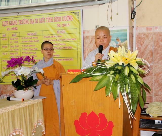 Lễ khai hạ cho Chư Ni tỉnh Bình Dương
