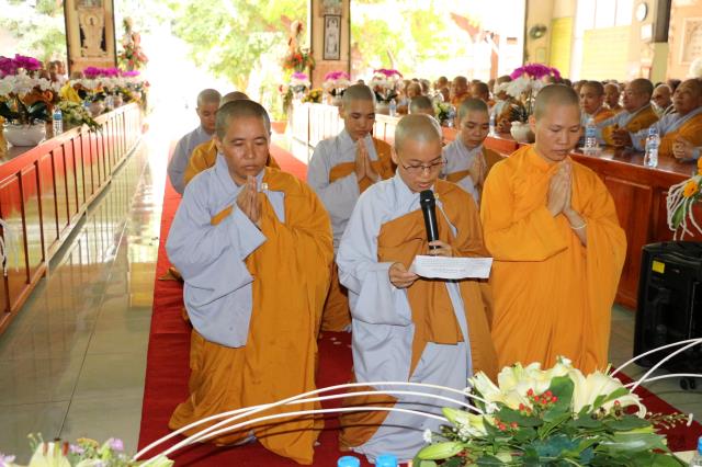 Lễ khai hạ cho Chư Ni tỉnh Bình Dương