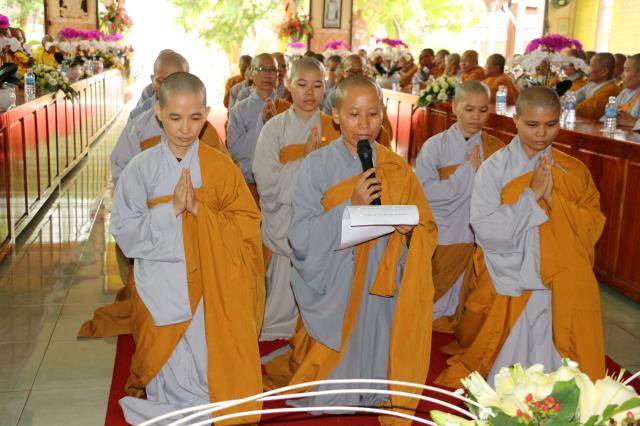 Lễ khai hạ cho Chư Ni tỉnh Bình Dương
