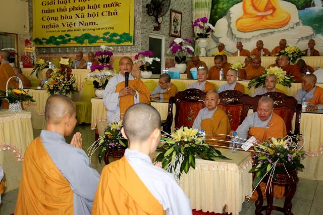 Lễ khai hạ cho Chư Ni tỉnh Bình Dương