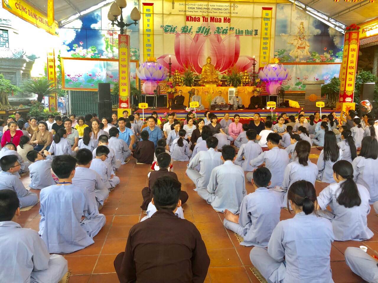 Hà Nội: Lễ bế mạc khóa tu mùa hè “ Từ - Bi- Hỷ - Xả” lần thứ II