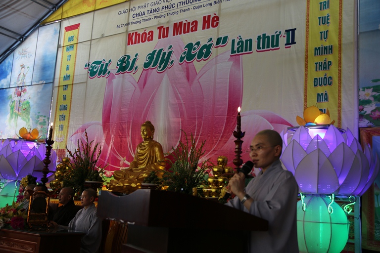 Hà Nội: Lễ bế mạc khóa tu mùa hè “ Từ - Bi- Hỷ - Xả” lần thứ II