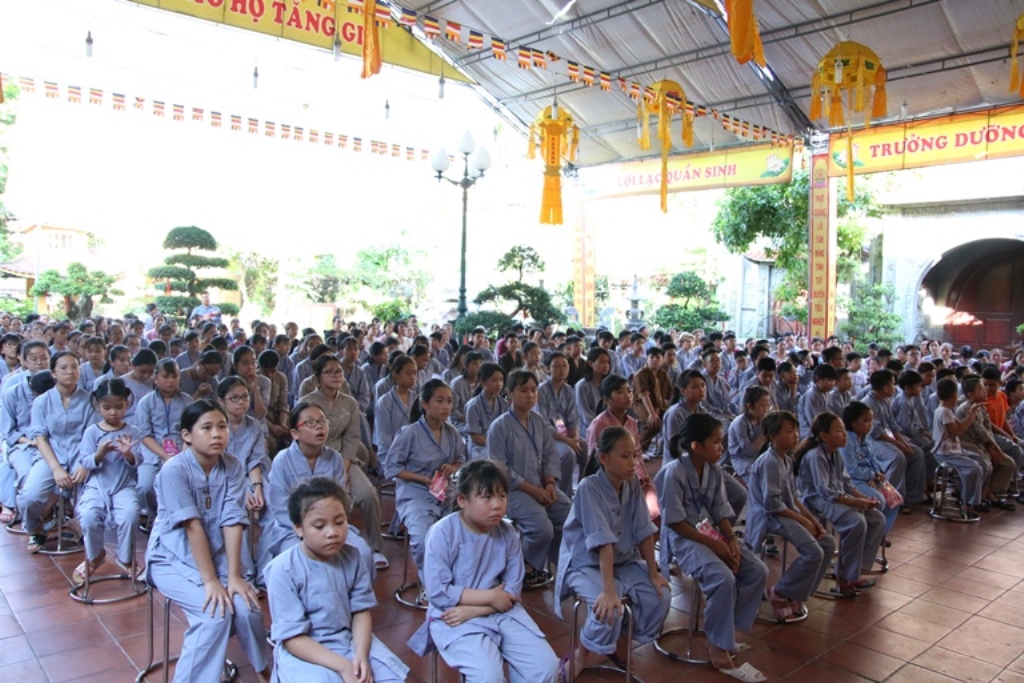 Hà Nội: Lễ bế mạc khóa tu mùa hè “ Từ - Bi- Hỷ - Xả” lần thứ II