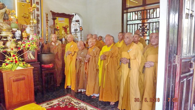 Phật giáo thị xã Ninh Hòa tác pháp an cư