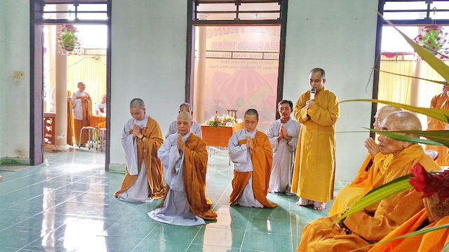 Lễ đặt đá trùng tu chùa Phước Thành.