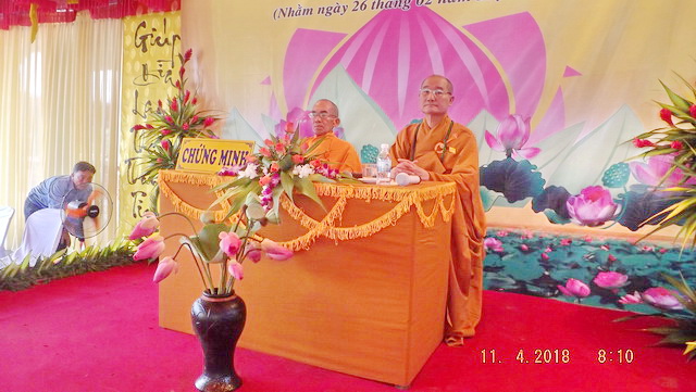 Lễ đặt đá trùng tu chùa Phước Thành.