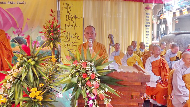 Lễ đặt đá trùng tu chùa Phước Thành.