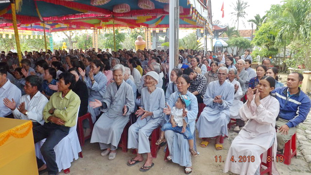 Lễ đặt đá trùng tu chùa Phước Thành.