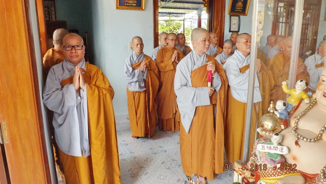 Phật giáo thị xã Ninh Hòa tác pháp an cư