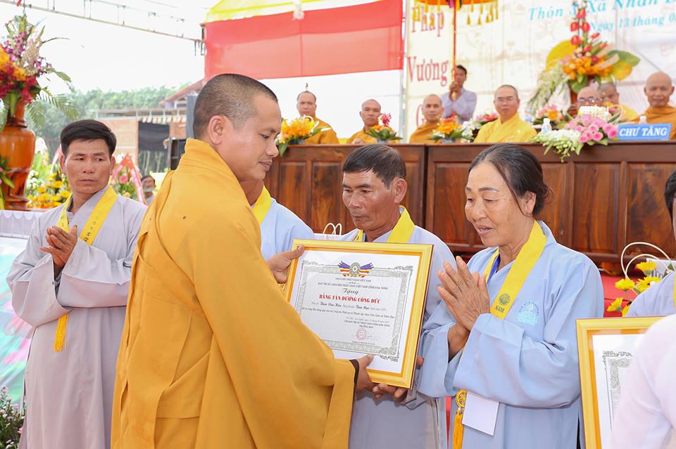 Lễ Bổ nhiệm trụ trì Chùa Trúc Lâm xã Nhân Đạo