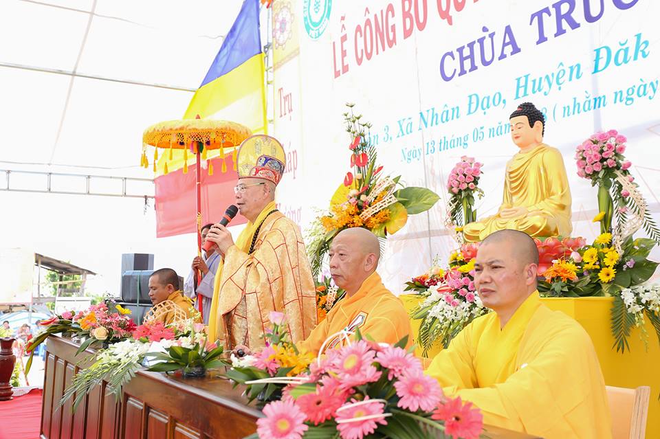 Lễ Bổ nhiệm trụ trì Chùa Trúc Lâm xã Nhân Đạo