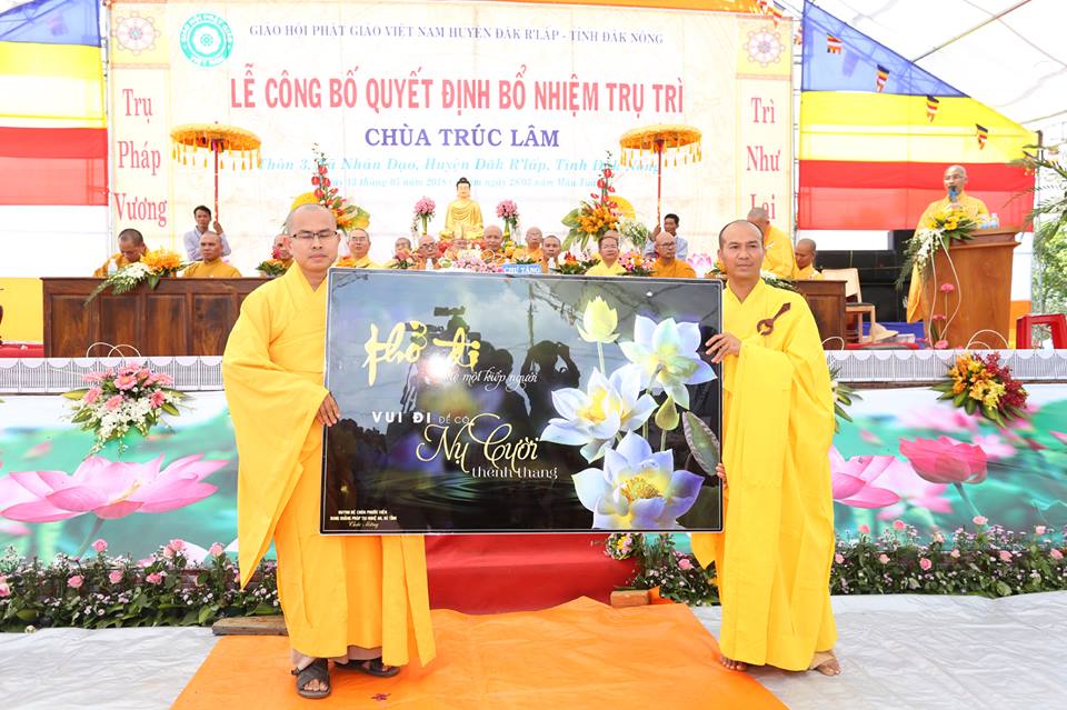 Lễ Bổ nhiệm trụ trì Chùa Trúc Lâm xã Nhân Đạo