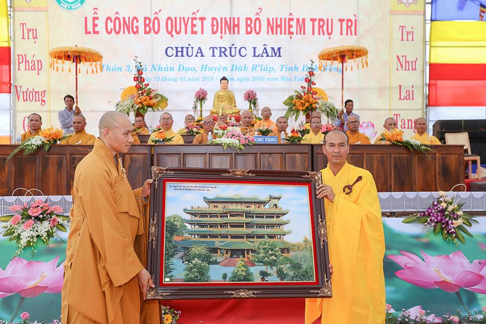 Lễ Bổ nhiệm trụ trì Chùa Trúc Lâm xã Nhân Đạo