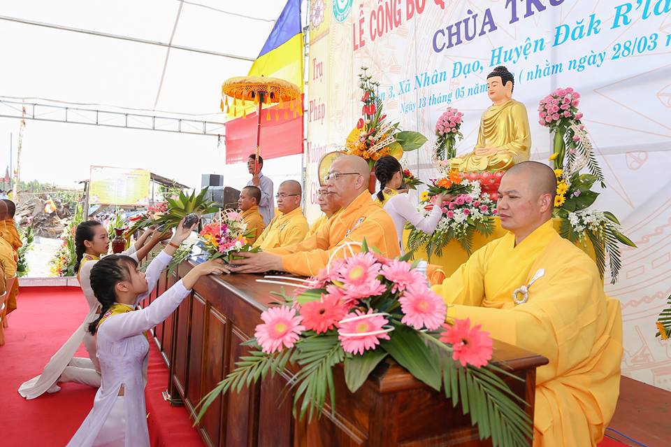 Lễ Bổ nhiệm trụ trì Chùa Trúc Lâm xã Nhân Đạo