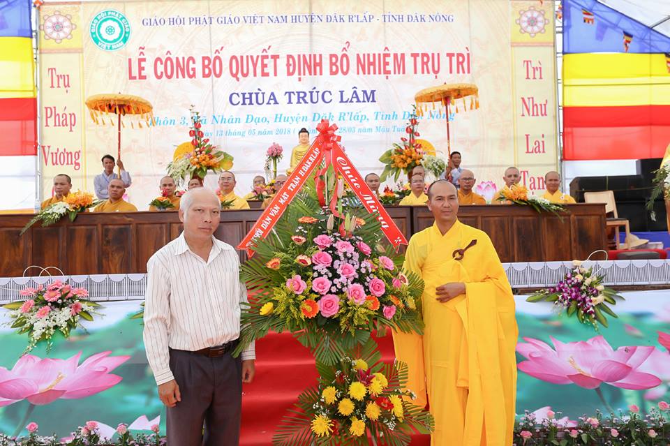 Lễ Bổ nhiệm trụ trì Chùa Trúc Lâm xã Nhân Đạo