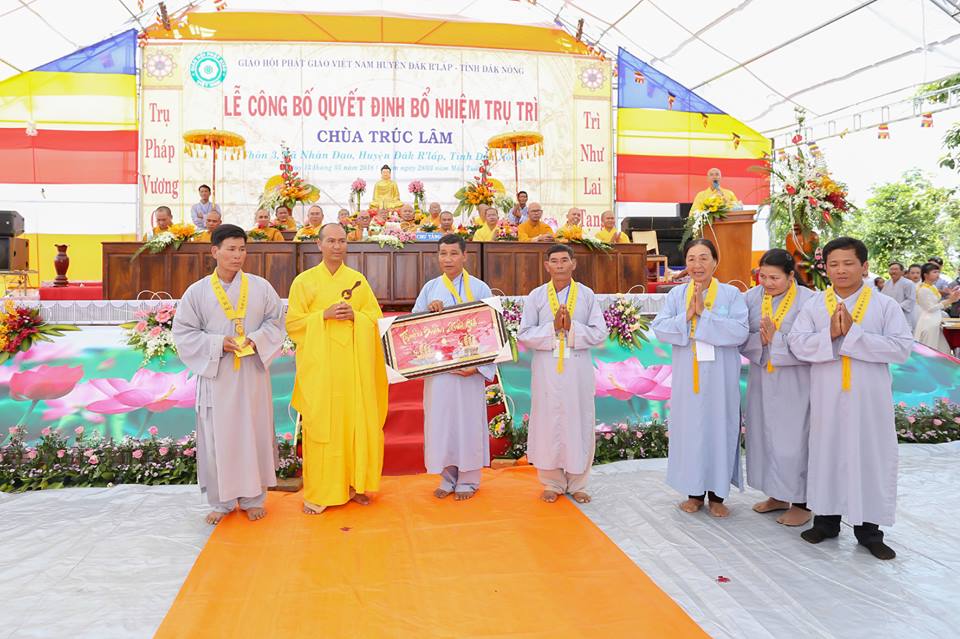 Lễ Bổ nhiệm trụ trì Chùa Trúc Lâm xã Nhân Đạo