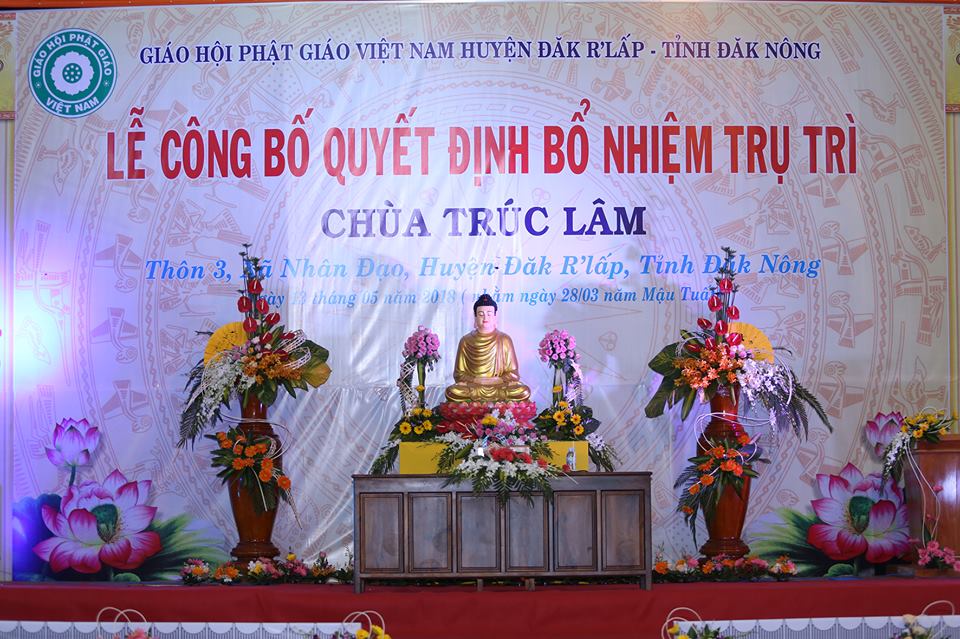 Lễ Bổ nhiệm trụ trì Chùa Trúc Lâm xã Nhân Đạo