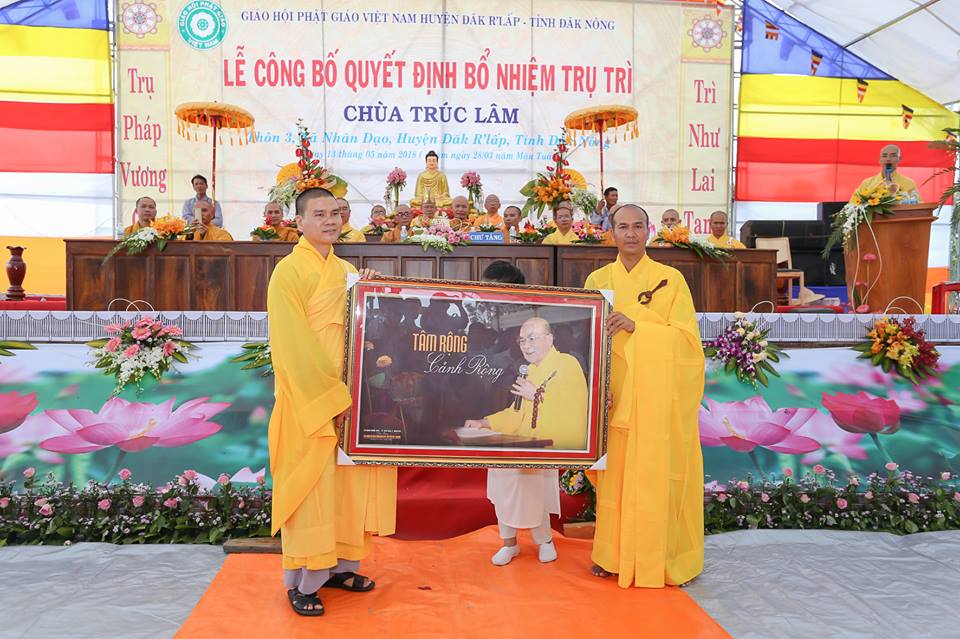 Lễ Bổ nhiệm trụ trì Chùa Trúc Lâm xã Nhân Đạo