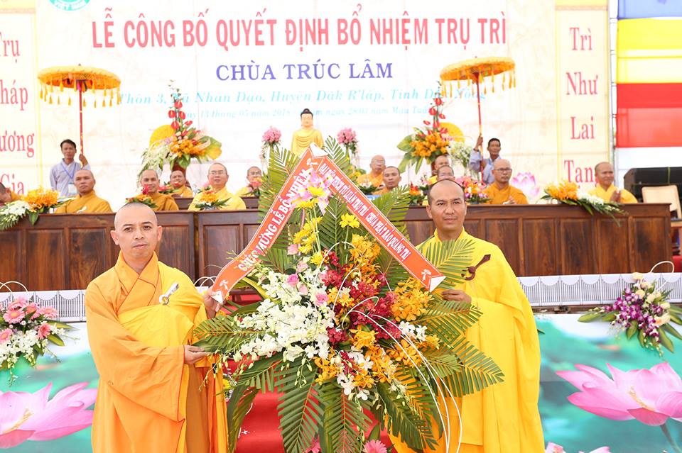 Lễ Bổ nhiệm trụ trì Chùa Trúc Lâm xã Nhân Đạo