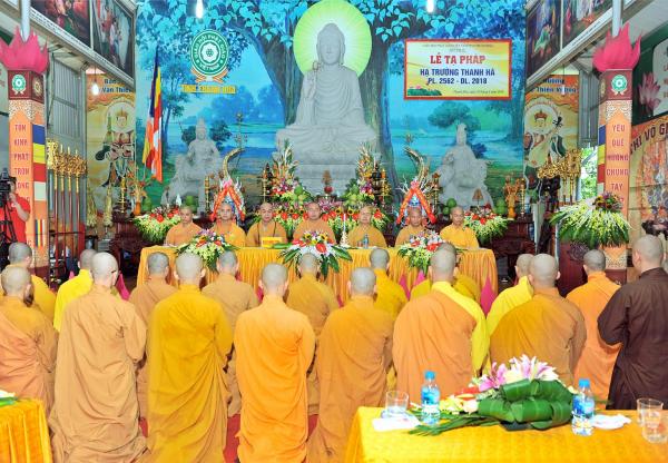 Hạ trường Thanh Hà tổ chức lễ tạ pháp PL. 2562