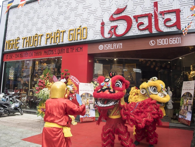 TP. HCM: Khai trương Siêu thị pháp khí Phật giáo Isala
