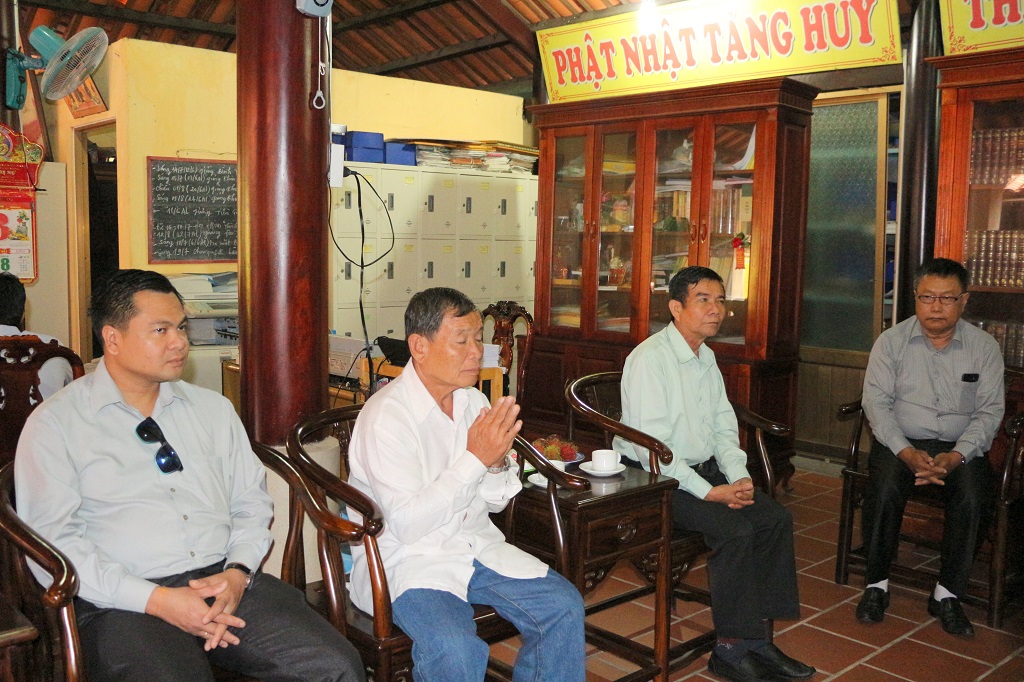 Bình Dương: Ban Trị sự GHPGVN tỉnh tiếp và làm việc với đoàn UBMTTQ xây dựng Lào, tỉnh Champasak