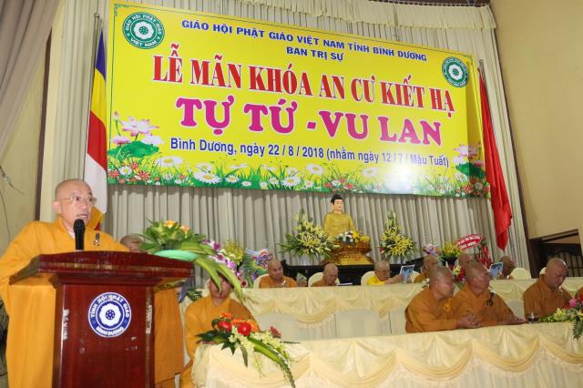 Bình Dương: Lễ Bế giảng khóa An cư kiết hạ tại chùa Hội Khánh