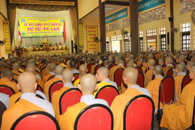 Bình Dương: Lễ Bế giảng khóa An cư kiết hạ tại chùa Hội Khánh