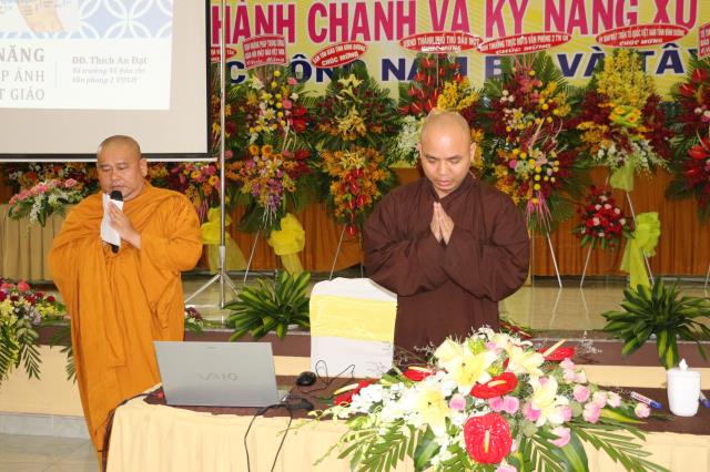 Bình Dương: ĐĐ. Thích An Đạt chia sẻ về &quot; Nghiệp vụ báo chí Phật Giáo &quot;