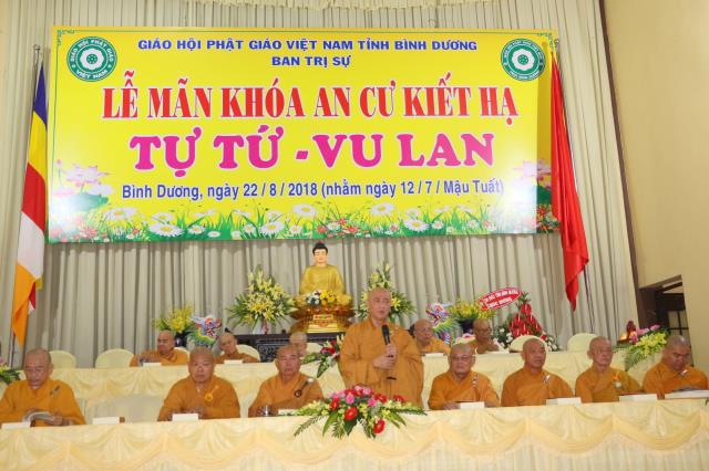 Bình Dương: Lễ Bế giảng khóa An cư kiết hạ tại chùa Hội Khánh