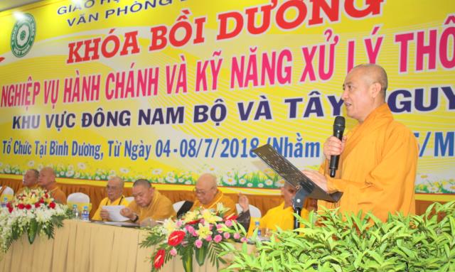 BD: Khai mạc khóa bồi dưỡng nghiệp vụ hành chánh và kỹ năng xử lý thông tin