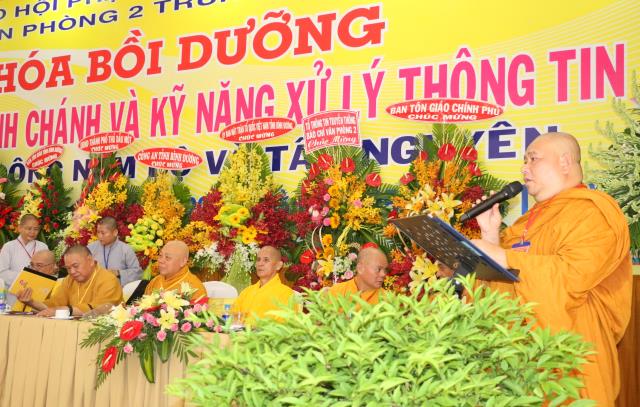 BD: Khai mạc khóa bồi dưỡng nghiệp vụ hành chánh và kỹ năng xử lý thông tin