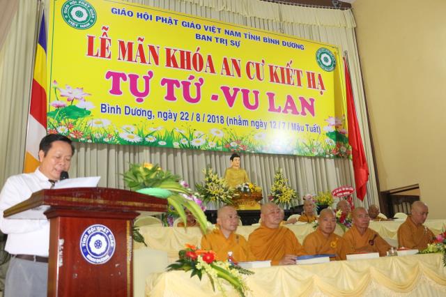 Bình Dương: Lễ Bế giảng khóa An cư kiết hạ tại chùa Hội Khánh