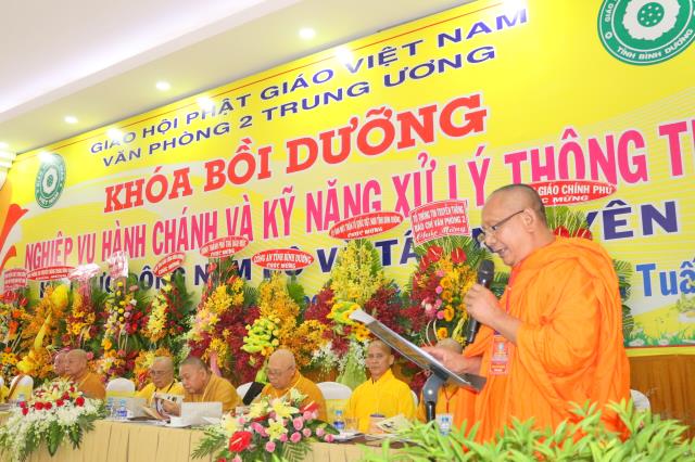 BD: Khai mạc khóa bồi dưỡng nghiệp vụ hành chánh và kỹ năng xử lý thông tin