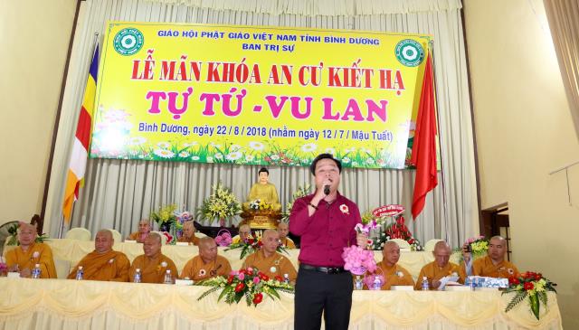 Bình Dương: Lễ Bế giảng khóa An cư kiết hạ tại chùa Hội Khánh