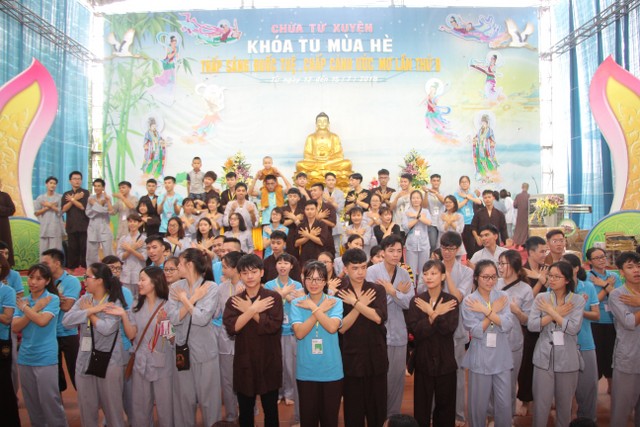 Thái Bình: Bế mạc Khóa tu mùa hè chùa Từ Xuyên – năm 2018
