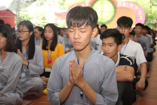 Thái Bình: Bế mạc Khóa tu mùa hè chùa Từ Xuyên – năm 2018