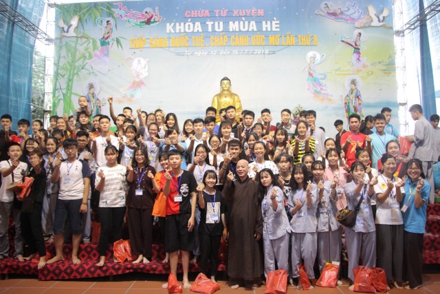 Thái Bình: Bế mạc Khóa tu mùa hè chùa Từ Xuyên – năm 2018