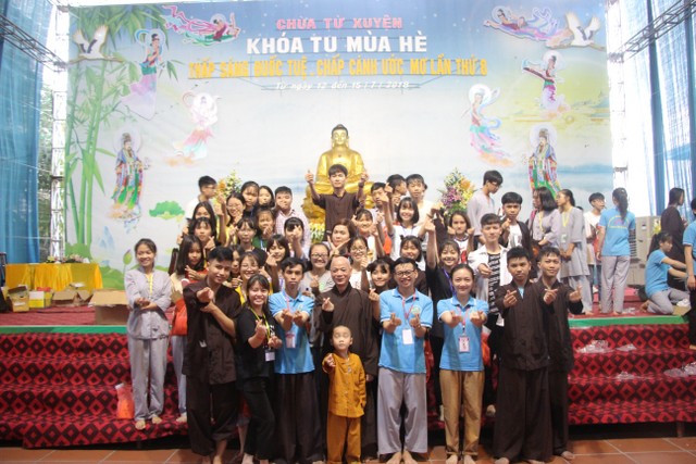 Thái Bình: Bế mạc Khóa tu mùa hè chùa Từ Xuyên – năm 2018