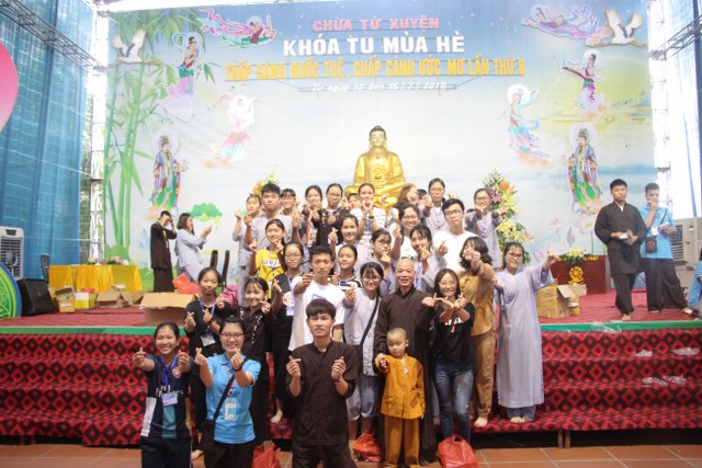 Thái Bình: Bế mạc Khóa tu mùa hè chùa Từ Xuyên – năm 2018