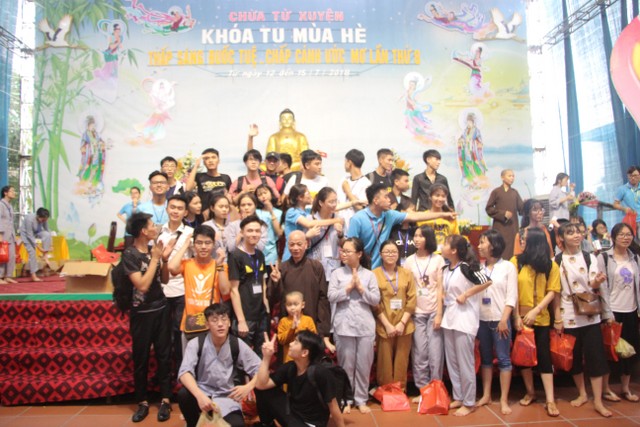 Thái Bình: Bế mạc Khóa tu mùa hè chùa Từ Xuyên – năm 2018
