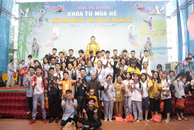 Thái Bình: Bế mạc Khóa tu mùa hè chùa Từ Xuyên – năm 2018